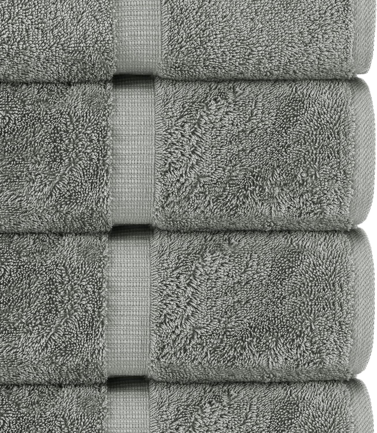 Chakir Turkish Linens Luxury Spa and Hotel Quality Premium Cotton 6-Piece Towel Set (2 x Bath Towels, 2 x Hand Towels, 2 x Washcloths)