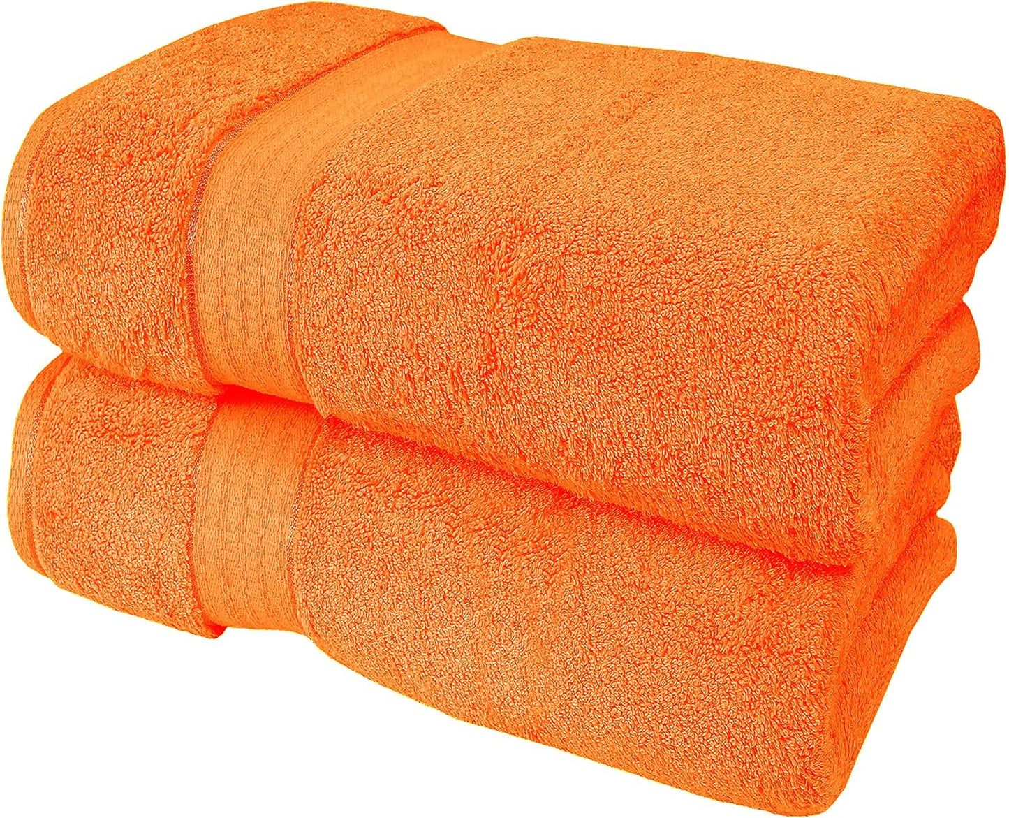 GLAMBURG Ultra Soft 8-Piece Towel Set - 100% Pure Ringspun Cotton, Contains 2 Oversized Bath Towels 27x54, 2 Hand Towels 16x28, 4 Wash Cloths 13x13 - Ideal for Everyday use, Hotel & Spa - Pink