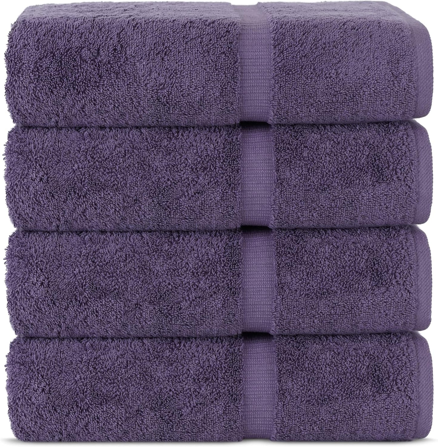Chakir Turkish Linens Luxury Spa and Hotel Quality Premium Cotton 6-Piece Towel Set (2 x Bath Towels, 2 x Hand Towels, 2 x Washcloths)